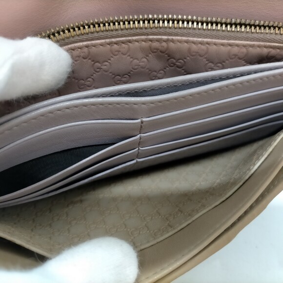 Gucci Long Wallet Pink Leather #193724G91 - Picture 7 of 9